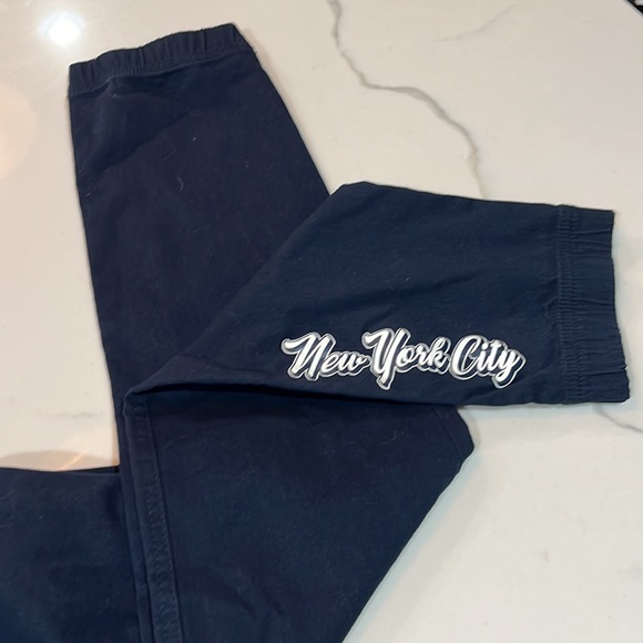 Boys Tommy Hilfiger navy twill pants size Medium - Picture 6 of 7